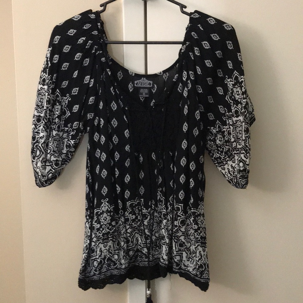 Half sleeve top